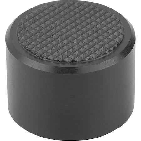 Kipp Self-Aligning Pads, Automatic Return, D1=34, Form:F Serrated, Carbon Steel, Comp:Carbon Steel K0286.310